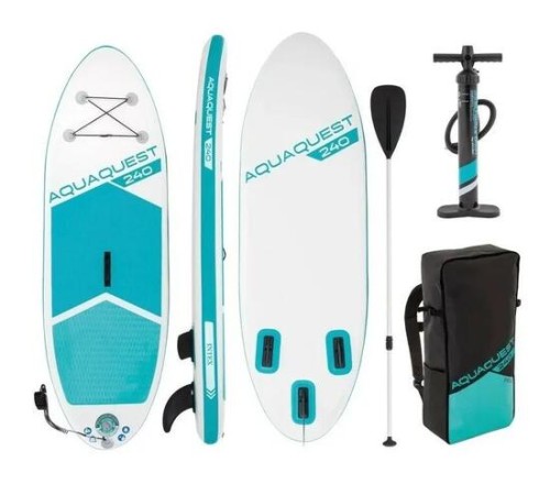 Сапборд Intex Aqua Quest 240 244x76x13см, насос, весло, лиш, сумка, до 90 кг 68241 Сапборд Intex Aqua Quest 240 244x76x13см, насос, весло, лиш, сумка, до 90 кг 68241