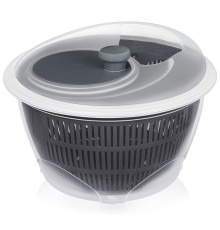 Емкость для сушки зелени Spinner, прозрачный-графит