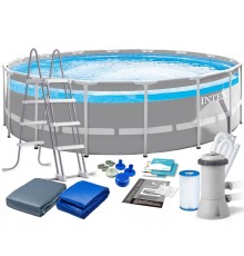 Каркасный бассейн Intex Prism Frame Clearview 26722 (427х107)