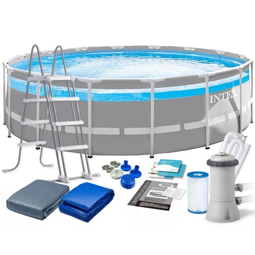 Каркасный бассейн Intex Prism Frame Clearview 26722 (427х107)