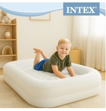 Детская надувная кровать-матрас 168x107x25 см Intex 66811 с насосом