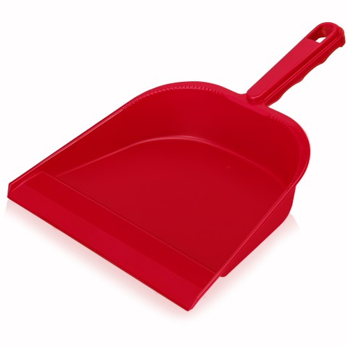 Совок для мусора Чистюля, красный