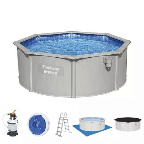 Каркасный бассейн круглый Hydrium 3.66x1.22м, 56574 Bestway