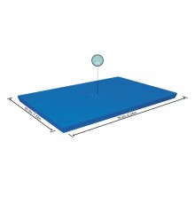 Тент-чехол для прямоугольных каркасный бассейнов 2,21м x 1,50м, 58103, Bestway  