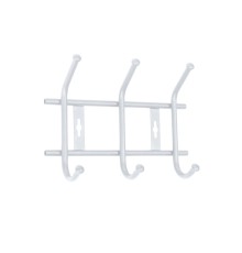 Вешалка настенная Ника ВНТ3М/МБ Матовый белый