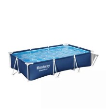 Прямоугольный каркасный бассейн Bestway Steel Pro 300x201x66 см, 56404