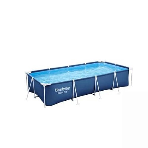 Прямоугольный каркасный бассейн Bestway Steel Pro 400x211x81 cм, 56405