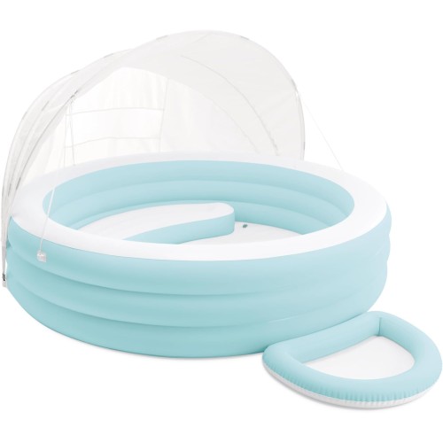 57195 Надувной семейный бассейн с навесом, 277х221х137см Intex