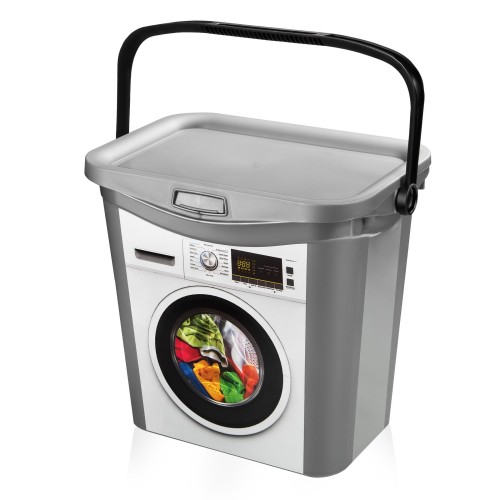 Контейнер для порошка 6 л серый