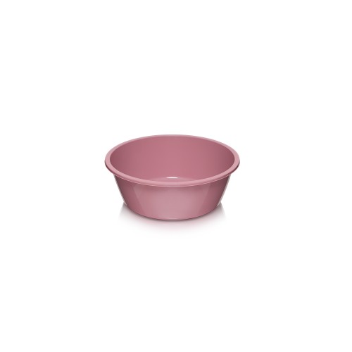 Таз пластиковый 5 л круглый (светло-черничный)