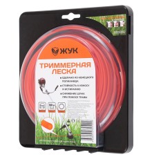Леска для триммера 50 м Жук 3 мм (квадрат)