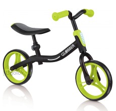 Беговел Globber Go Bike чёрно-зелёный