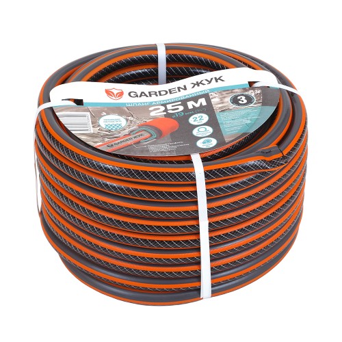 Шланг поливочный Garden Жук 3/4" 3-х слойный (бухта 50 метров)