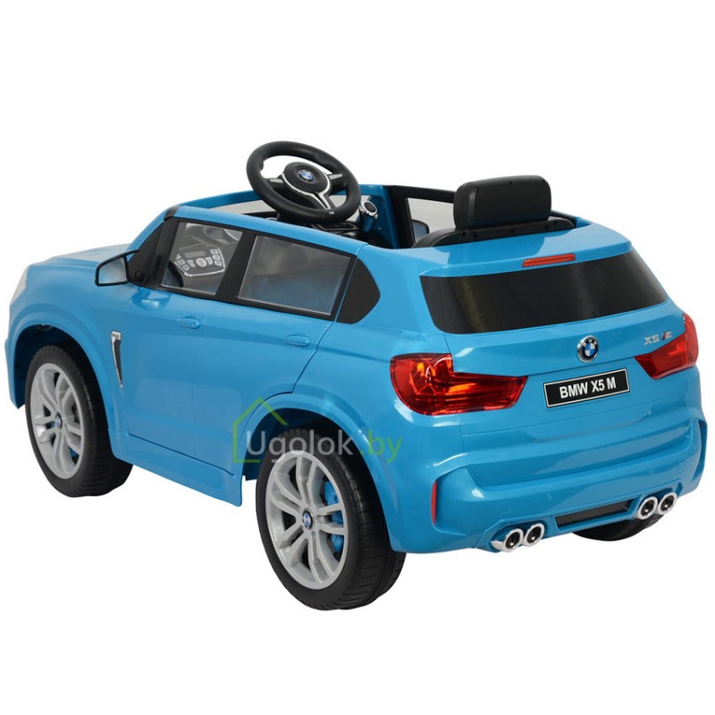 Детский электромобиль BMW X5M E 660R голубой