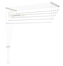 Сушилка потолочная алюминиевая для белья Comfort Alumin 2 м
