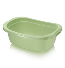 Таз пластиковый "Лагуна" прямоугольный 24л, ментоловый (арт. 249-1)