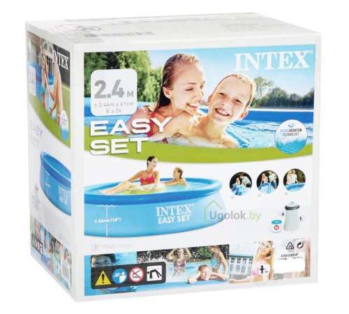 Бассейн Intex Easy Set с фильтр-насосом 244x61 см (28108NP)