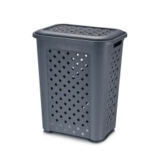 Корзина д/белья Виола 50л (графитовый)