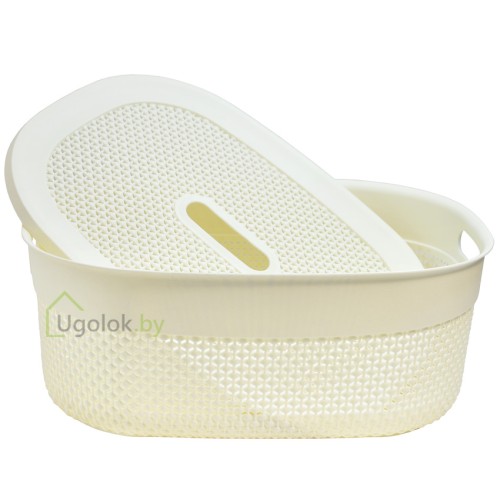 Корзинка Ariana 12 л с крышкой (коричневый) Корзинка Ariana 12 л с крышкой (коричневый)