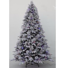 Елка искусственная заснеженная 210 см, 1500 LED (4С89-Т70) GrandCity