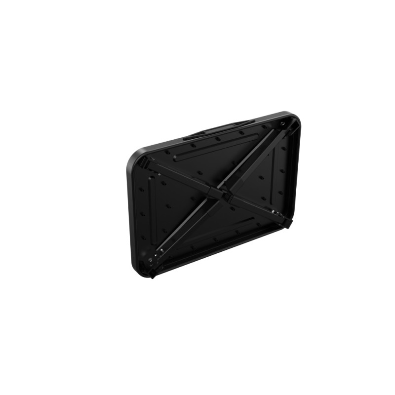 Стремянка-платформа UNA Jet Black 1широкая ступень/коврик, сталь, Zalger 9900-1 К - фото 2 | Ugolok.by