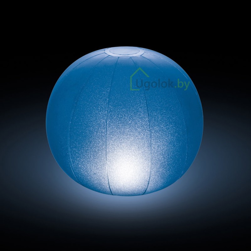 Плавающий светодиодный шар Intex 23x22 см (28693)
