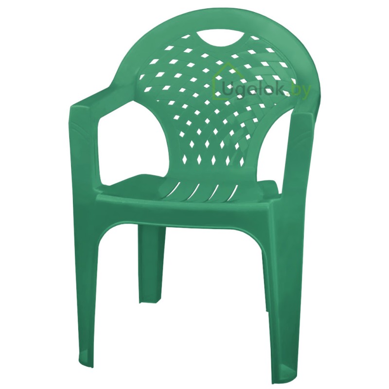 Кресло пластиковое Эконом (черный)