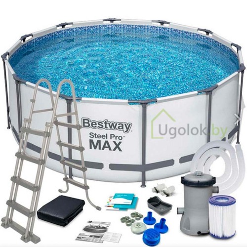 Бассейн каркасный Bestway Steel Pro Max 366x122 см (56420)
