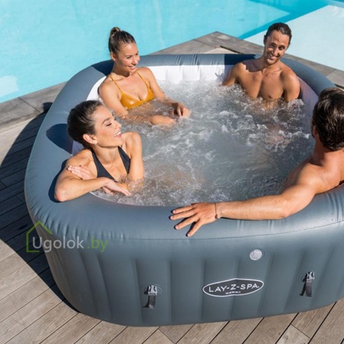 Спа-бассейн (Бассейн-джакузи) Bestway Hawaii HydroJet Pro 180x180x71см (60031)