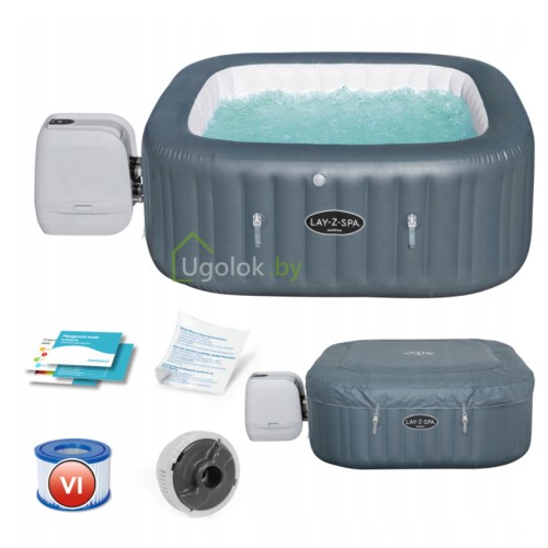 Спа-бассейн (Бассейн-джакузи) Bestway Hawaii HydroJet Pro 180x180x71см (60031)