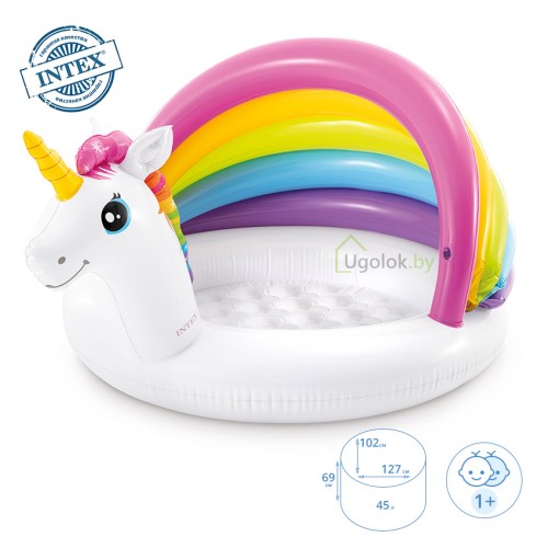 Бассейн детский Intex Единорог 127x102x69 см (57113NP) Бассейн детский Intex Единорог 127x102x69 см (57113NP)
