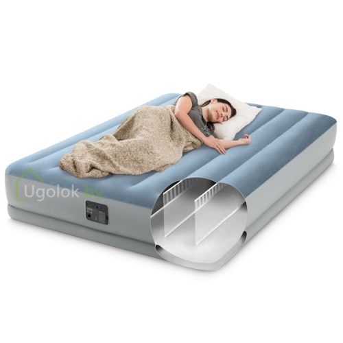 Кровать самонадувная Intex Raised Comfort, 203*152*36 см (64168)