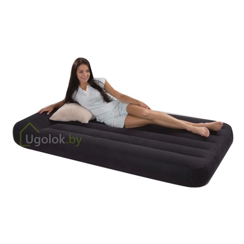 Матрас надувной с подголовником Intex Pillow Rest Classic, 191*99*23 см (66767)