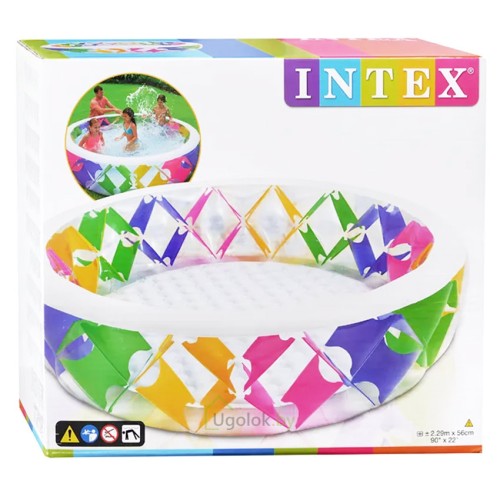 Бассейн надувной Intex Pinwheel 229х56 см (56494NP) Бассейн надувной Intex Pinwheel 229х56 см (56494NP)
