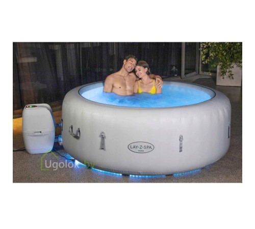 Спа-бассейн (Бассейн-джакузи) Bestway Paris AirJet 196x66 см (60013) Спа-бассейн (Бассейн-джакузи) Bestway Paris AirJet 196x66 см (60013)