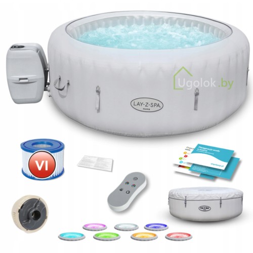 Спа-бассейн (Бассейн-джакузи) Bestway Paris AirJet 196x66 см (60013)