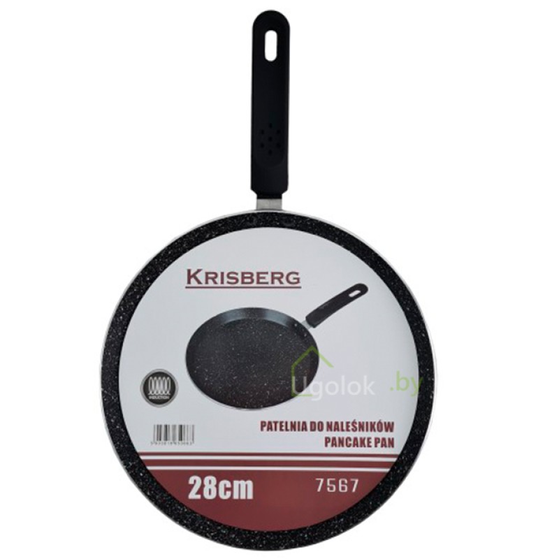 Сковорода блинная 28 см KRISBERG KS-7567 KS7567 купить в Минске - интернет-магазин Ugolok.by