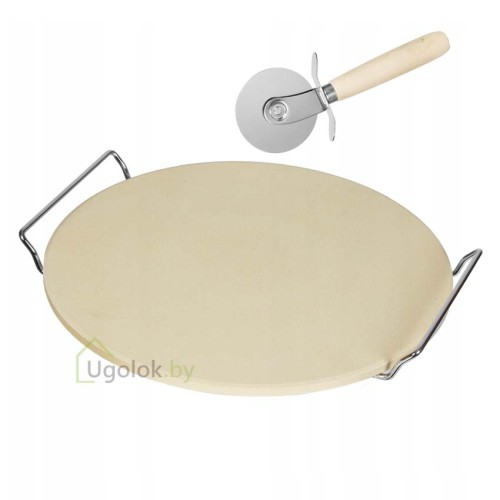Камень для пиццы с ножом BRUNBESTE BB-1782