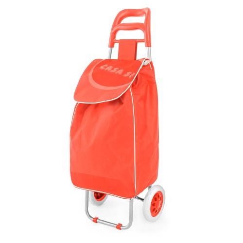 Сумка-тележка хозяйственная LARS, коралловый Сумка-тележка хозяйственная LARS, коралловый