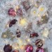 Набор елочных украшений Koopman 20 шт. шар 7 см, бордовый, розовый, золотой