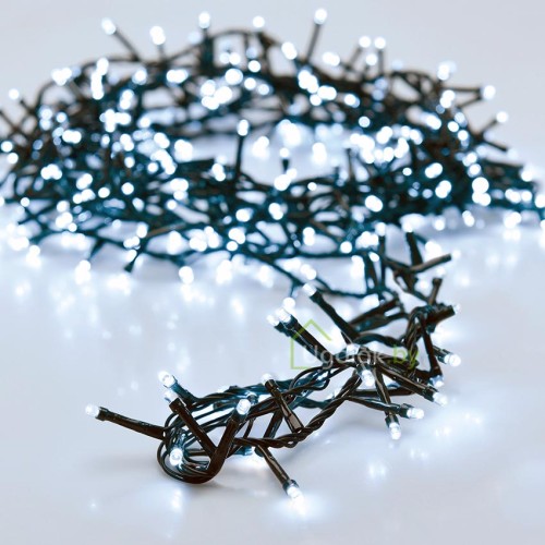 Гирлянда светодиодная наружная 8 м 80 LED белый свет