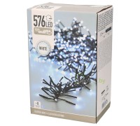 Гирлянда новогодняя светодиодная 4 м 576 LED белый холодный