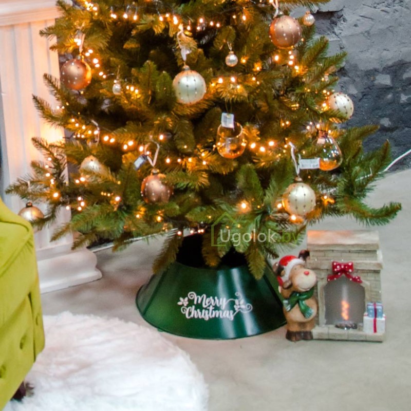 Украшение новогоднее Юбка под елку Merry Christmas 45.7х45.7х15.5 см в ассортименте