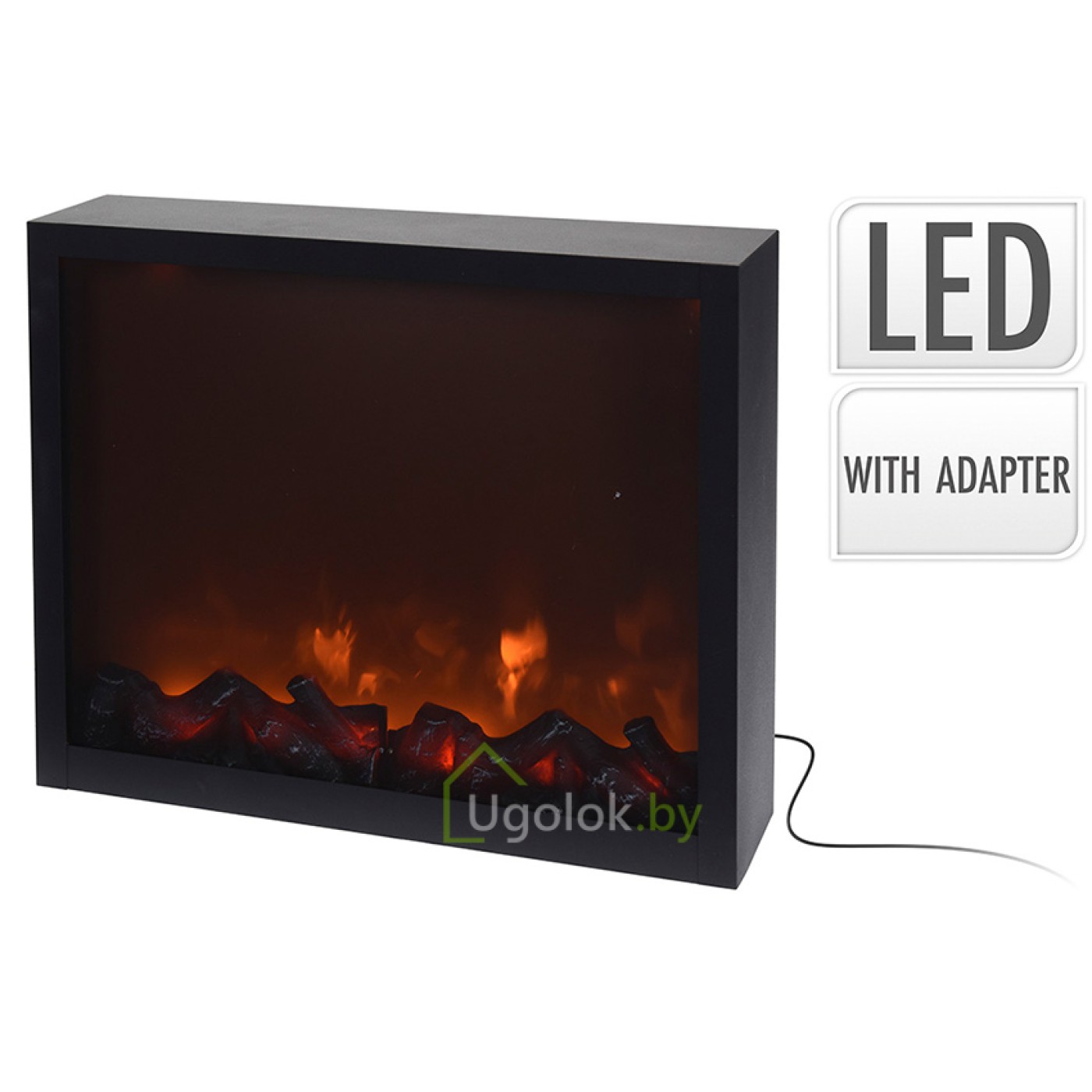 Камин электрический декоративный 41х35 см LED — купить по низкой цене ...