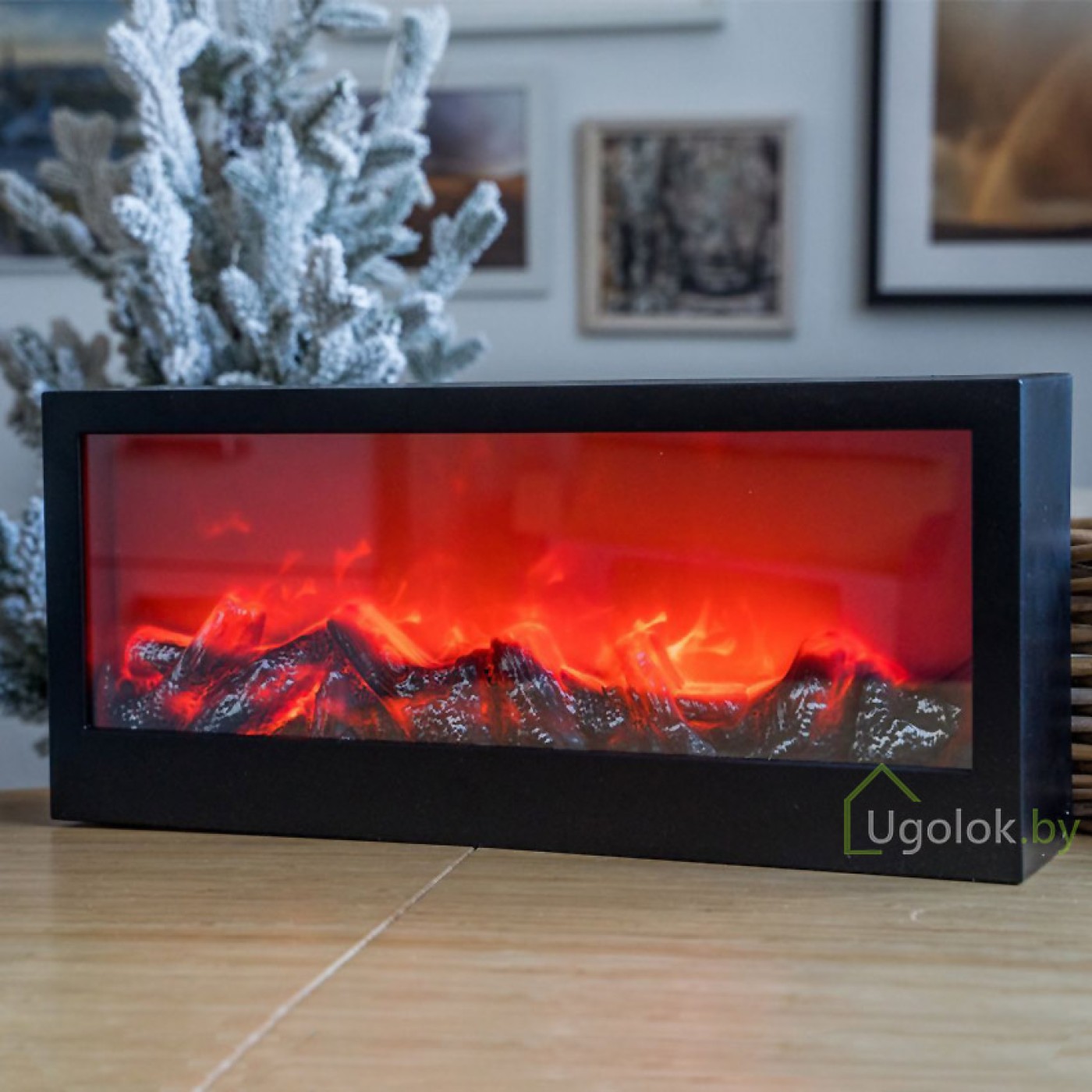 Камин электрический декоративный 45х20 см LED — купить по низкой цене ...