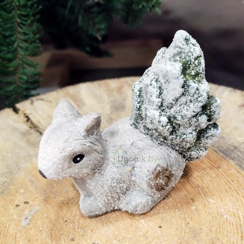 Сувенир новогодний Лесной зверь 9 см в ассортименте