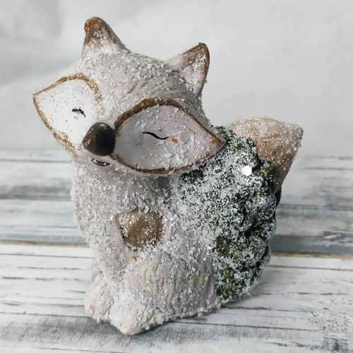 Сувенир новогодний Лесной зверь 9 см в ассортименте