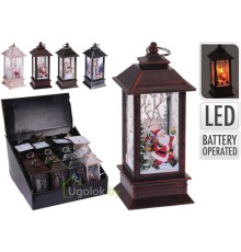 Сувенир новогодний Фонарик 13 см LED