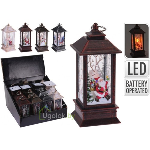 Сувенир новогодний Фонарик 13 см LED