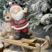 Украшение новогоднее Санта с оленем 35.5x17x41 см LED